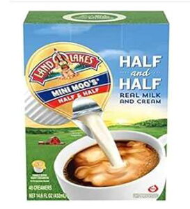 1-Land O Lakes ~j [Y n[t & n[t 48 VOT[u fC[ N[}[ Mini Moo's 1-Land O Lakes Mini Moo`s Half & Half 48-Single Serve Dairy Creamers