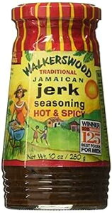 10IXi1pbNjAzbgXpCV[AEH[J[YEbh`IȃW}CJW[NV[YjOA10IX 10 Ounce (Pack of 1), Hot & Spicy, Walkerswood Traditional Jamaican Jerk Seasoning, 10 oz
