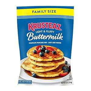 Krusteaz Rv[g o^[~N pP[Lƃbt ~bNXAyĂӂӂA5 |h obO (6 pbN) Krusteaz Complete Buttermilk Pancake and Waffle Mix, Light & Fluffy, 5 lb Bags (Pack of 6)