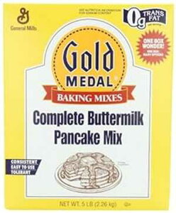 S[h_ Rv[go^[~NpP[L~bNXA5|h (6pbN) Gold Medal Complete Buttermilk Pancake Mix, 5 Pound (Pack of 6)