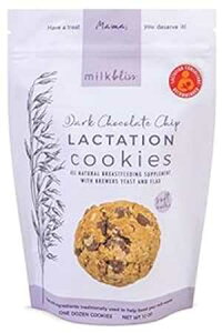 MilkBliss _[N`R[g`bv\tgxCNhNbL[A12 IX MilkBliss Dark Chocolate Chip Soft Baked Lactation Cookies, 12 OZ
