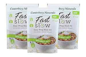Canterbury Naturals Fast or Slow Easy-Prep Meal Kit, White Chicken Chili, 8-Ounce Pouch (Pack of 3)
