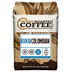 100%コロンビアSWPデカフェコーヒー、全豆、スイス水処理デカフェコーヒー、フレッシュローストコーヒーLLC。(2ポンド) 100% Colombian SWP Decaf Coffee, Whole Bean, Swiss Water Processed Decaf Coffee, Fresh Roasted Coffee LLC. (2 lb.)