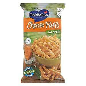 Barbara's Bakery ny[j`[YptA7IX Barbara's Bakery Jalapeno Cheese Puffs, 7 oz