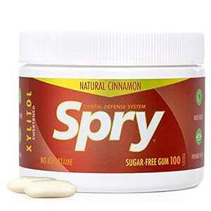 Spry Fresh VRLVg[`[CK ȖhVXe AXpe[t[ VK[t[K (ViA100 JEg - 1 pbN) Spry Fresh Natural Xylitol Chewing Gum Dental Defense System Aspart