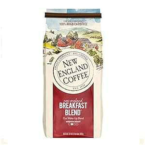j[COhR[q[ L}LA[g ~fBA[XgOEhR[q[ 24IXobO New England Coffee Caramel Macchiato Medium Roast Ground Coffee 24 Ounce Bag