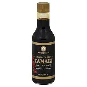LbR[}ݖA܂A10IXi3pbNj Kikkoman Soy Sauce, Tamari, 10 Ounce (Pack of 3)