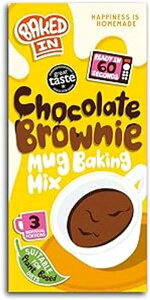Bakedin }OJbvP[L xM[`R[guEj[~bNX 3Zbg Bakedin 3pk Mug Cakes Belgian Chocolate Brownie Mix