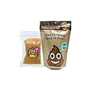 IWi񂿑܁A񂿊GiF̂킽߁jmxeB񂿃MOMtgp The Original Bag of Poo, Poop Emoji (Brown Cotton Candy) for Novelty Poop Gag Gifts
