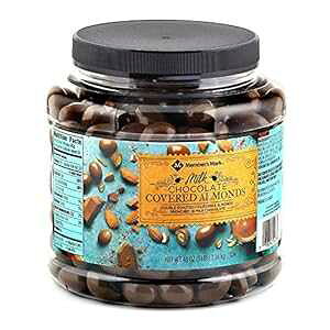 �~���N�`���R���[�g�ŕ���ꂽ�A�[�����h - 48 �I���X - �����o�[�Y�}�[�N Member's Mark Milk Chocolate Covered Almonds -48 Oz - Members Mark