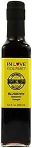 C u O u[x[ oT~R| 250ML/8.5IX T_AXe[LAɍœKAACXN[ɂœK In Love Gourmet Blueberry Balsamic Vinegar 250ML/8.5oz Great on Salads, Steaks, Venison and Amaz