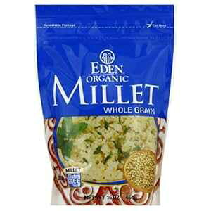 Gf EDEN AASA16 IX |[`A12  Eden EDEN Millet, Whole Grain,16 oz Pouches, 12 pk