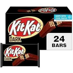 LbgJbg _[N`R[gEGn[X LfB[o[A1.5 IX (24 ) KIT KAT Dark Chocolate Wafer Candy Bars, 1.5 oz (24 Count)