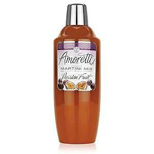 AbeB v~A }eB[j JNe ~bNXApbV t[cA28 IX Amoretti Premium Martini Cocktail Mix, Passion Fruit, 28 Ounce
