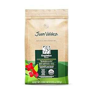 Juan Valdez Organic Ground Coffee, Balanced Roast 10 oz - Premium Colombian Coffee USDA Organic