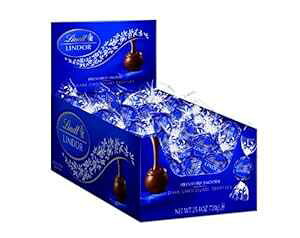 Lindt `R[g h[ gtA_[N`R[gAzf[MtgɍœKA60  Lindt Chocolate Lindor Truffles, Dark Chocolate, Great for Holiday Gifting, 60 Count
