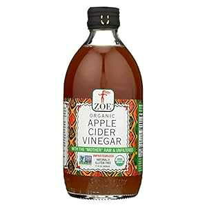Zoe I[KjbN Abv TC_[ rlK[A17 tʃIX - 1 P[X 6 B Zoe Organic Apple Cider Vinegar, 17 Fluid Ounce - 6 per case.