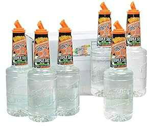 Finest Call v~A gvZbN Vbv hN ~bNXA1 bg {g (33.8 tʃIX)A6 pbN Finest Call Premium Triple Sec Syrup Drink Mix, 1 Liter Bottle (33.8 Fl Oz), Pack of 6