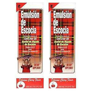 �G�}���W���� �f �G�X�R�V�A �`�F���[ 15.3 �I���X �^���̖� 2�{�p�b�N Menper Emulsion De Escocia Cherry 15.3 Oz. Cod Liver Oil 2-Pack