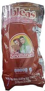 Las Sevillanas Obleas con Cajeta Wafers with Goat's Milk Big Size