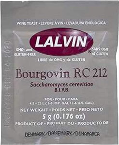 hCCy - RC 212 (5 g) (25 pbN) Homebrewers Outpost Dry Wine Yeast - RC 212 (5 g) (Pack of 25)