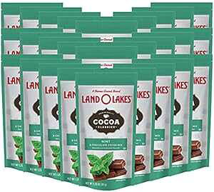 Land O' Lakes �z�b�g�R�R�A�~�b�N�X�A�~���g�A1.25 �I���X (35g)�A30 �p�P�b�g Mr. Munchies Land O' Lakes Hot Cocoa Mix, Mint, 1.25 oz (35g), 30 Packets