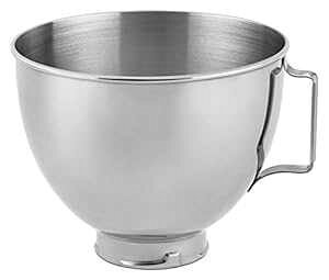 KitchenAid �X�e�����X�X�`�[���{�E���A4.5�N�H�[�g�A�V���o�[ KitchenAid Stainless Steel Bowl , 4.5-Quart, Silver