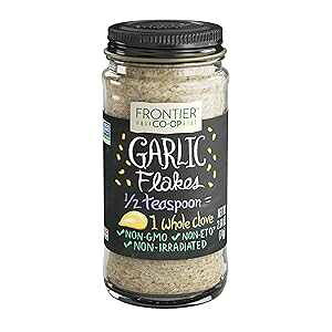Frontier Natural Products K[bNt[NA2.64 IX Frontier Co-op Frontier Natural Products Garlic Flakes, 2.64-Ounce