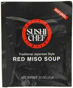 Sushi Chef、スープ 赤味噌、0.53 オンス (12 個パック) Sushi Chef, Soup Red Miso, 0.53 OZ (Pack of 12)