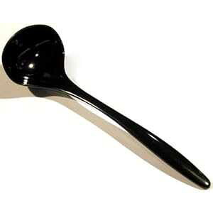 �O���}�b�N �u���b�N �����~�� �~�j �X�[�v ���[�h�� 7.5 �C���` (3565BK) Gourmac Black Melamine Mini Soup Ladle 7.5 (3565BK)