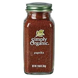 Simply Organic ӃpvJA2.96 IX gEKV Simply Organic Ground Paprika, 2.96 ounce Capsicum annuum