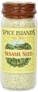 Spice Islands ӖqASA2.5 IX (3 pbN) Spice Islands Sesame Seed, Whole White, 2.5-Ounce (Pack of 3)