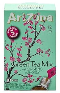 lQA]iΒ VK[t[ ACXeB[ XeBbNXAJ[ 1 񕪃hNpE_[pPbgA10 JEg (12 pbN) AriZona Green Tea with Ginseng Sugar Free Iced Tea Stix, Low Ca