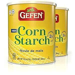 Gefen R[X^[` 100% sAA16 IXAĖ\ȊWA(2 pbNAv 2 |h) Oet[S܁A 1 ̐AR[X^[` Gefen Corn Starch 100% Pure, 16oz, Resealable Lid, (2 P