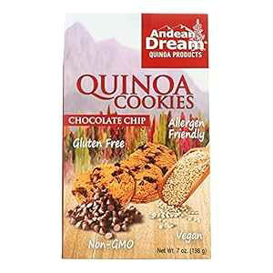 AfX h[ LkA `R[g `bv NbL[A7 IX -- P[X 6 B6 Andean Dream Quinoa Chocolate Chip Cookies, 7 Ounce -- 6 per case.6