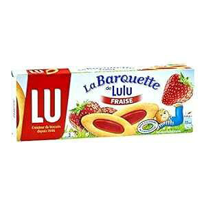 �t�����`�N�b�L�[ LU �o�[�P�b�g �X�g���x���[ Kraft French Cookies LU Barquettes Strawberry