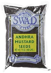 O[g oU[ Xbh A[h }X^[h V[hA14 IX Great Bazaar Swad Andhra Mustard Seed, 14 Ounce