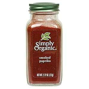 Simply Organic X[NpvJA2.72 IX{gAI[KjbNFAr[K gEKV Simply Organic Smoked Paprika, 2.72 Ounce Bottle, Certified Organic, Vegan Capsicum annuum