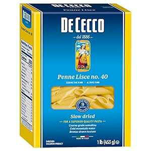 De Cecco Zi pX^Ayl X No.40A1 |h (12 pbN) De Cecco Semolina Pasta, Penne Lisce No.40, 1 Pound (Pack of 12)