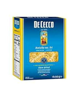 De Cecco PastaARotelle No.54A1|hi12pbNj - C^AA^pNƓSLxAuY_CX De Cecco Pasta, Rotelle No.54, 1 Pound (Pack of 12) - Made in Italy, High in Proteing & Iron, Bronze die