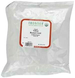 Frontier Co-op }X^[hV[hACG[}X^[hpE_[AFI[KjbNAR[V 1|hoNobO VisX Ao L. Frontier Co-op Mustard Seed, Yellow Mustard Powder, Certified Organic, Kosher