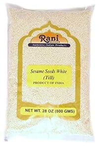 Rani S}̎q SAt (eB) 28 IX (800 O) ~ ׂēVR OeΉ `qg݊ r[K Ch̋N Rani Brand Authentic Indian Products Rani Sesame Seeds Whole White, Hulled (Till)