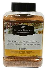 ファーマー ブラザーズ バーベキュー ラブ スペシャル、1 ボトル (1 ポンド 11 オンス) Farmer Brothers Barbecue Rub Special, 1 bottle (1 lb 11 oz)