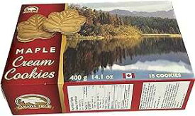 カナダ トゥルー プレミアム メープル クリーム クッキー 100% ピュア メープル シロップ入り - カナダ産 The Canada Canada True Premium Maple Cream Cookie with 100% Pure Maple Syrup - Product of Canada