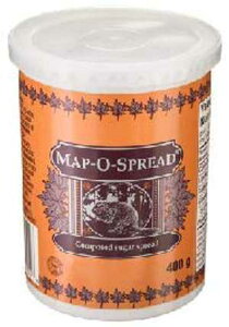 Map-O-Spread R|[Yh VK[ XvbhA400g x 2 pbN {Ji_A} Map-O-Spread Composed Sugar Spread, Pack of 2 x 400g {Imported from Canada}