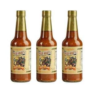 Marie Sharp's Smoked Habanero Pepper Sauce, 10 oz - Belizean Hot Sauce with Bold Smoke & Heat - All-Natural, Gluten-Free (Pack of 3)