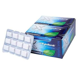 XyloBurst Gum Xylitol Chewing Gum Sugar Free, Gluten Free, Keto Friendly Aspartame Free Gum For Oral Health Peppermint 12 Pieces, Pack of 12 XyloBurst Gum Xylitol Chewing Gum Sugar Free, Gluten Free, Keto Friendly As