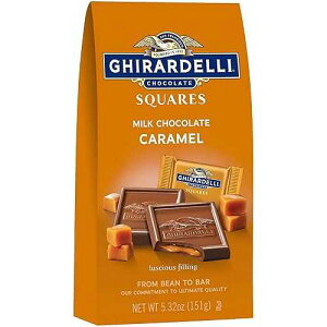 Ghirardelli Milk Chocolate Caramel Squares, 5.32 oz Bag