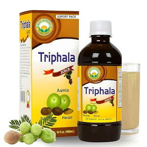 ??? ????? ???? ?? | 480???? | ??, ????, ???? ??? ?? | ??? C ??? | ??? ????? ??? ?? BASIC AYURVEDA Triphala Juice | 16.23 Fl Oz (480ml) | Organic Fruit Juice of