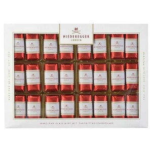 Niederegger Classic Loaves - Pure Marzipan Covered in Crisp & Dark Chocolate - 300g / 10.5oz 24 Pieces per Box Premium, Handcrafted, Authentic Made in Germany since 1806 Kosher Niederegger Classic Loaves - Pure Marzipa